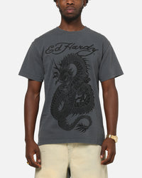 Ed Hardy Euro Fitted T-Shirt Charcoal