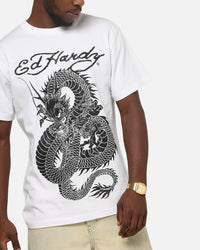 Ed Hardy Euro Fitted T-Shirt White