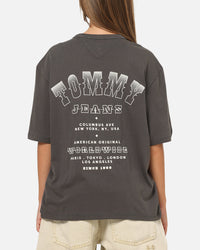 Tommy Jeans Arch Western Backprint T-Shirt Washed Black