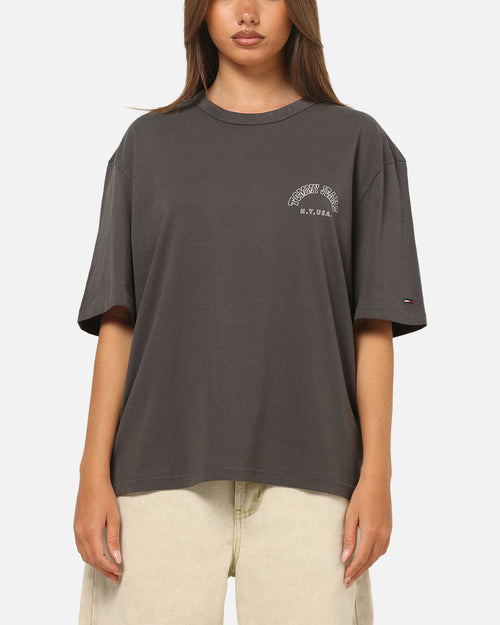 Tommy Jeans Arch Western Backprint T-Shirt Washed Black