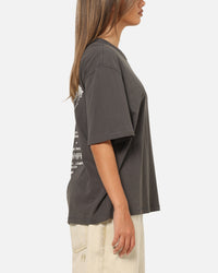 Tommy Jeans Arch Western Backprint T-Shirt Washed Black