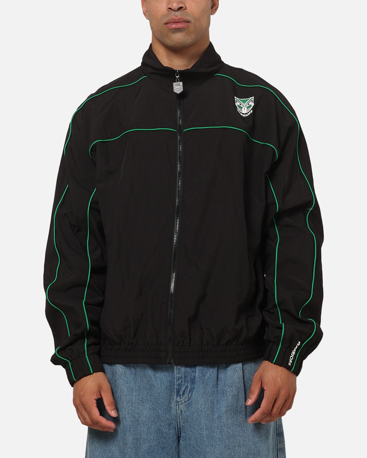 Bleacher Athletic New Zealand Warriors NRL Midweight Spray Jacket