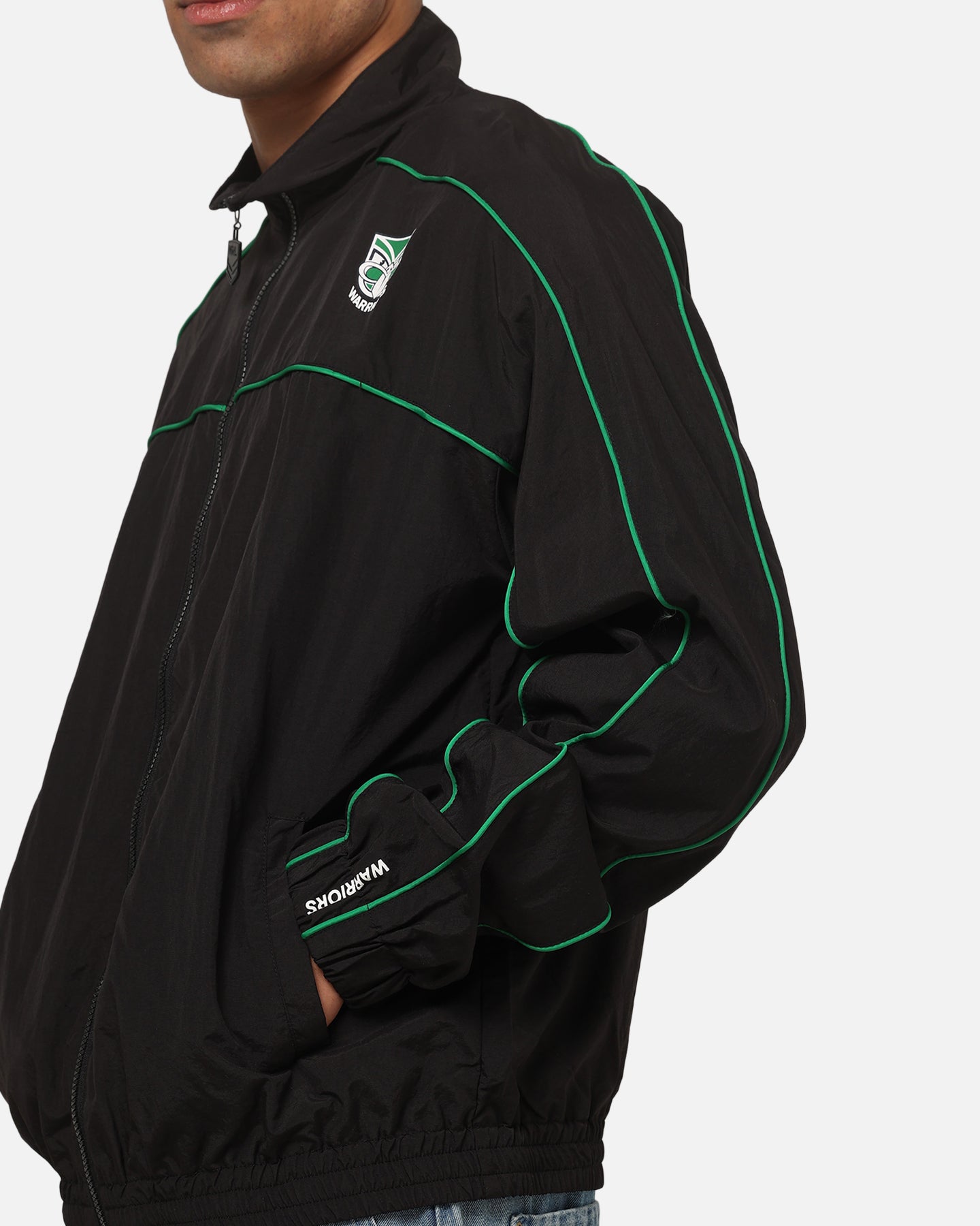 Bleacher Athletic New Zealand Warriors NRL Midweight Spray Jacket