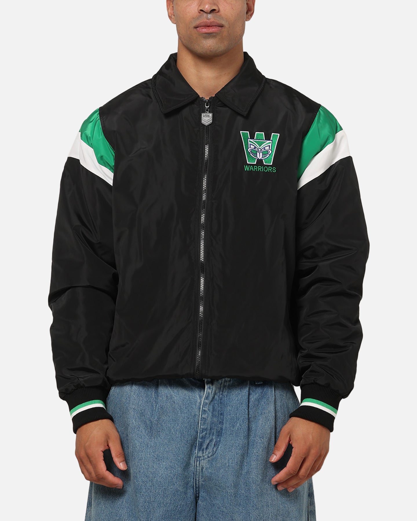 Bleacher Athletic New Zealand Warriors NRL Legacy Baseball Jacket