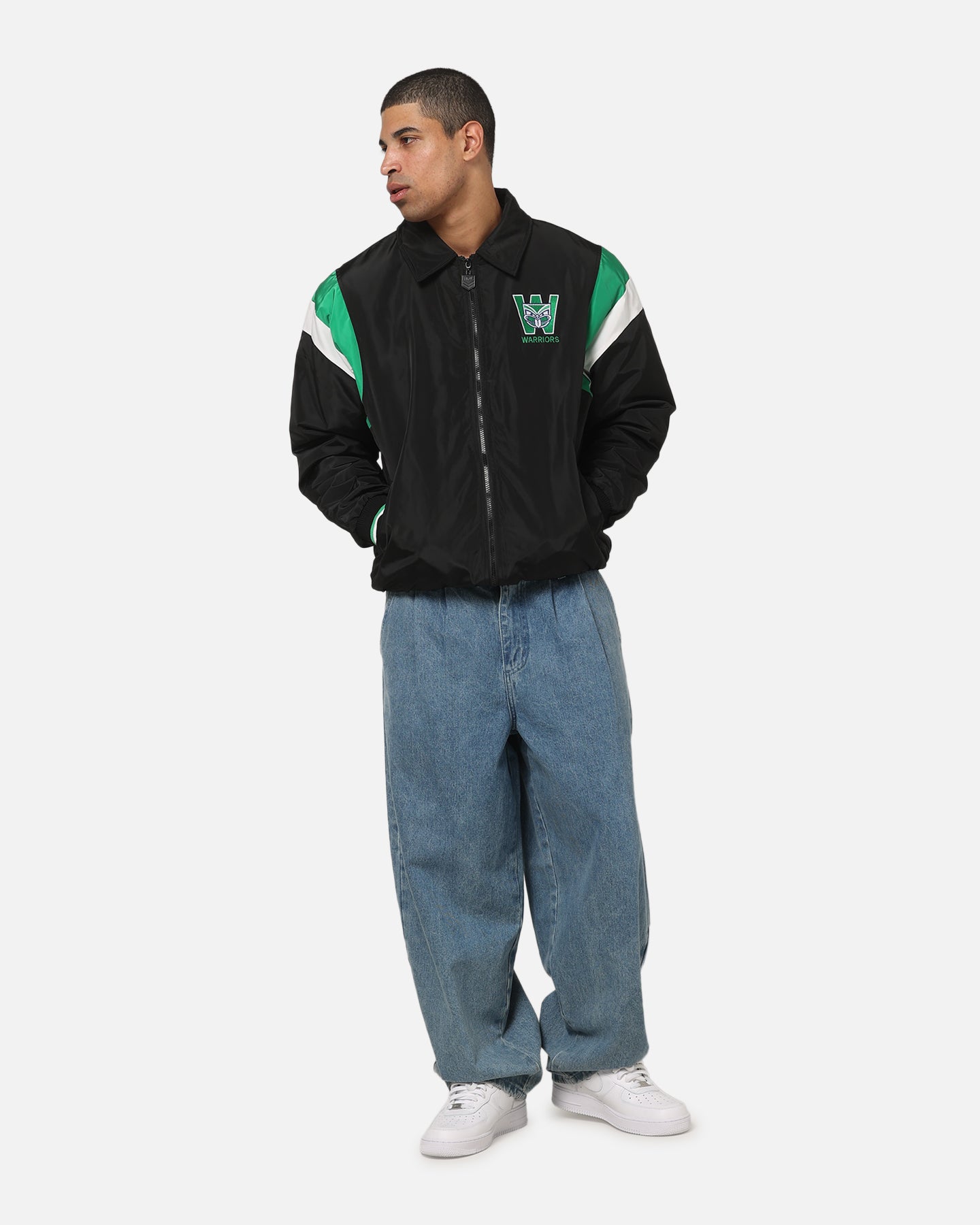 Bleacher Athletic New Zealand Warriors NRL Legacy Baseball Jacket