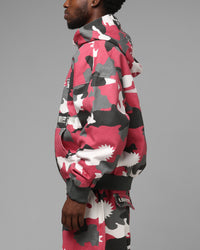 Loiter X WWE Dudley Boyz Camo Zip Jacket Red Camo