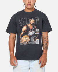 Mitchell & Ness Allen Iverson Slam T-Shirt Washed Black