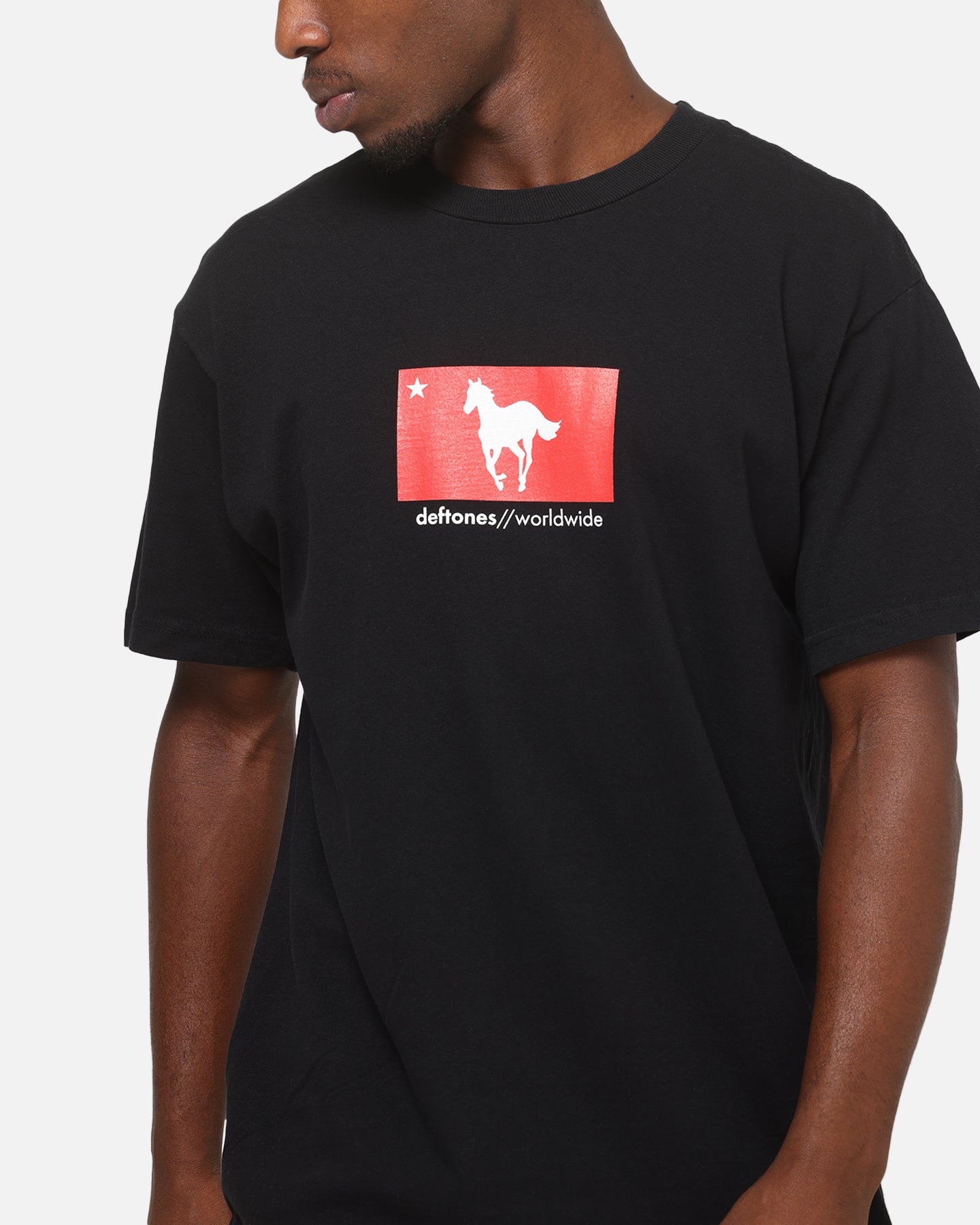 Deftones Worldwide Pony T-Shirt True Black | Culture Kings US