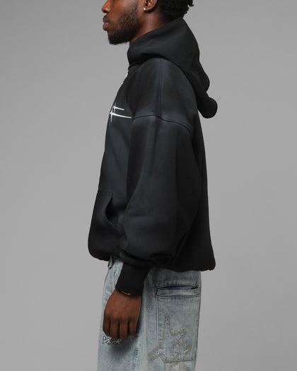 Loiter Inferno Zip Hoodie Black