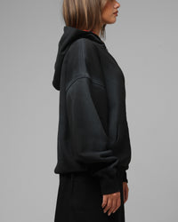 Loiter Inferno Zip Hoodie Black