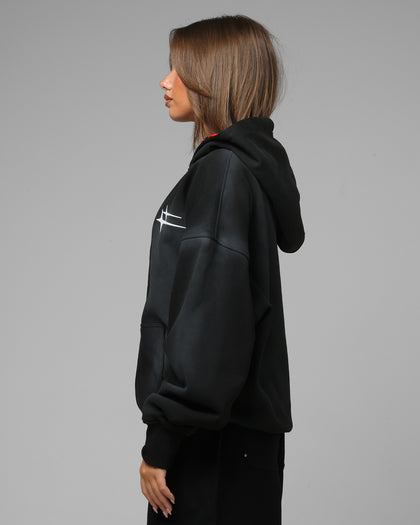 Loiter Inferno Zip Hoodie Black