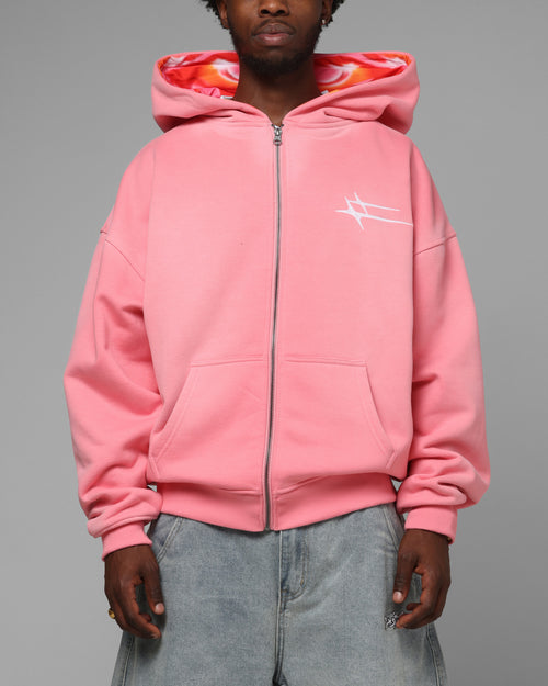 Loiter Inferno Zip Hoodie Pink