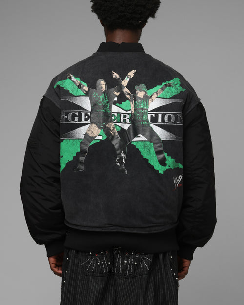 Loiter X WWE DX Generation Bomber Jacket Black