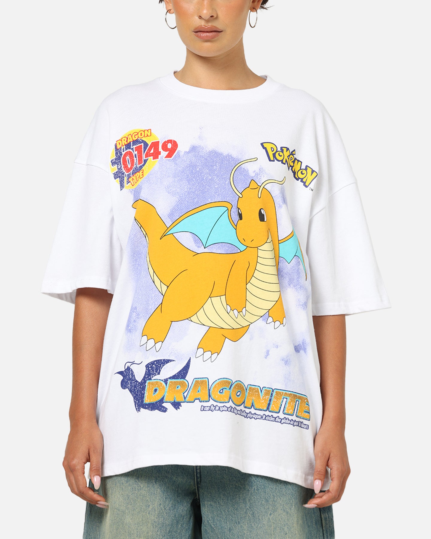 The Pokémon Collection By 73Studio Dragonite T-Shirt White