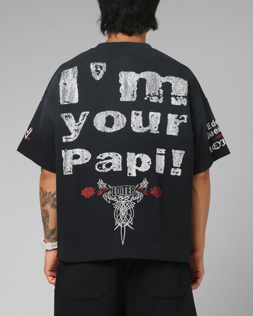 Loiter X WWE Eddie Guerrero Vintage T-Shirt Black