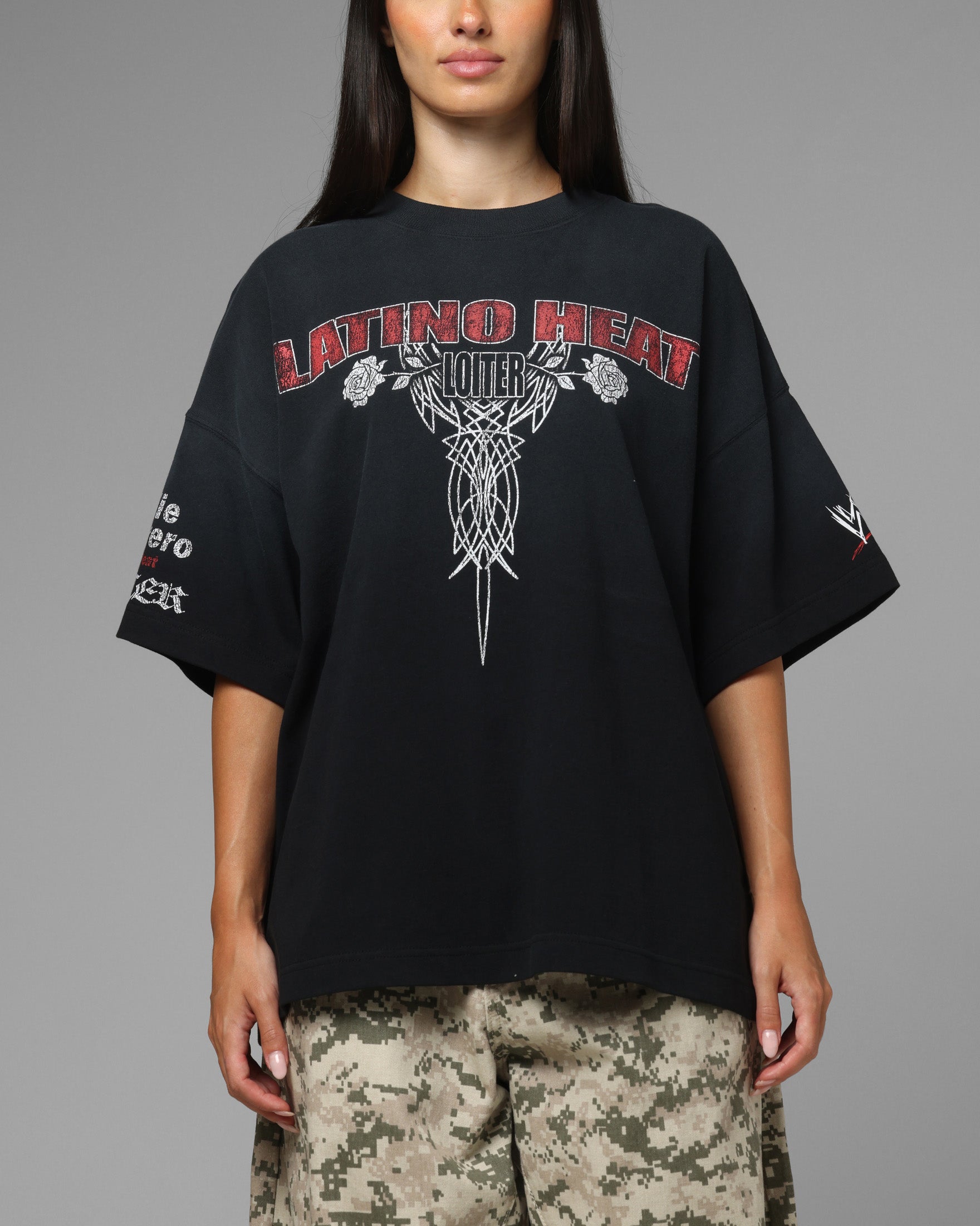 Loiter X WWE Eddie Guerrero Vintage T-Shirt Black | Culture Kings US
