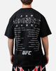 UFC By Culture Kings Jon Jones Action T-Shirt Black Acidwash