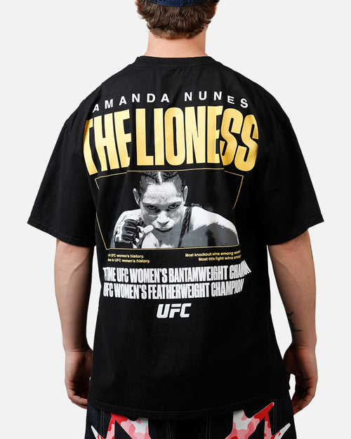 UFC By Culture Kings Amanda Nunes Legends T-Shirt Black Acidwash
