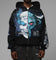 Loiter X WWE Stone Cold Beef Vintage Zip Hoodie Black