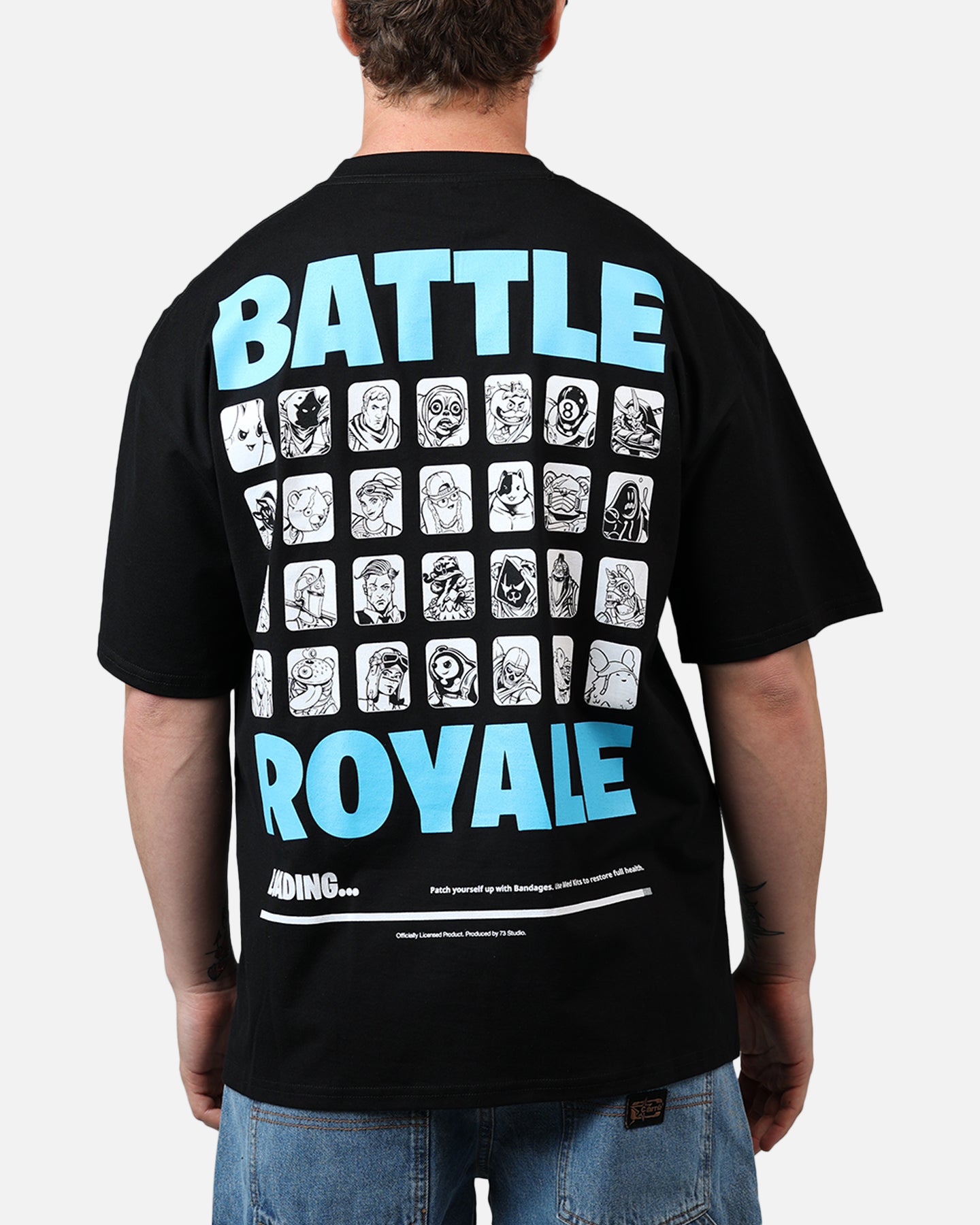 73Studio X Fortnite Battle Royale T-Shirt Black | Culture Kings US