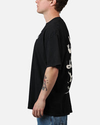 73Studio X Fortnite Where We Droppin T-Shirt Black Acidwash