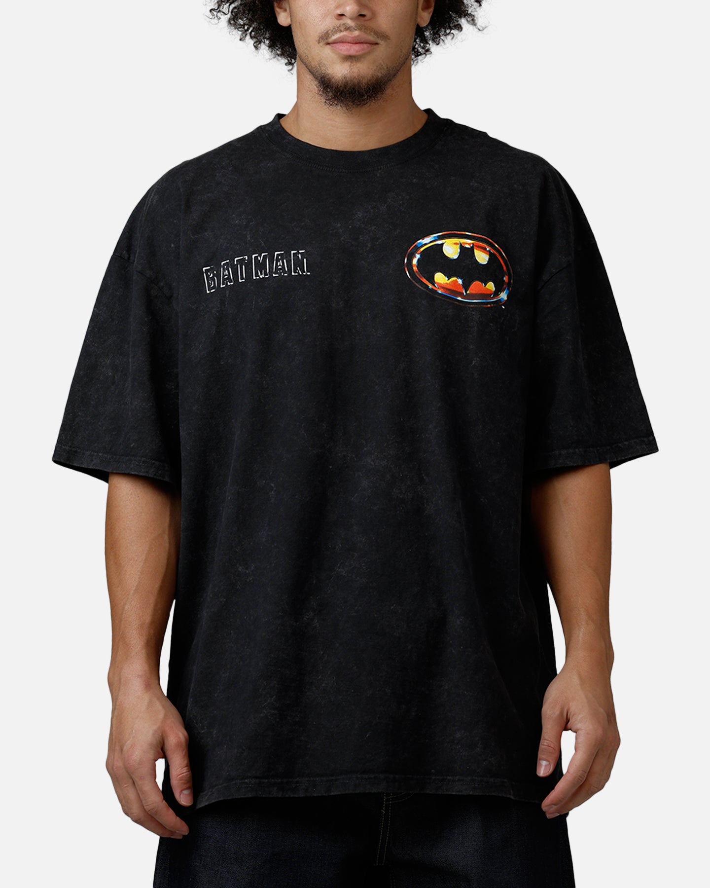 73Studio X DC Batman 1989 T-Shirt Black Acidwash | Culture Kings US