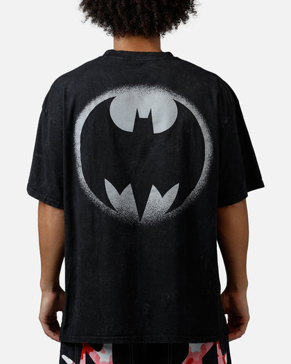 73Studio X DC Batman Dark Knight T-Shirt Black Acidwash