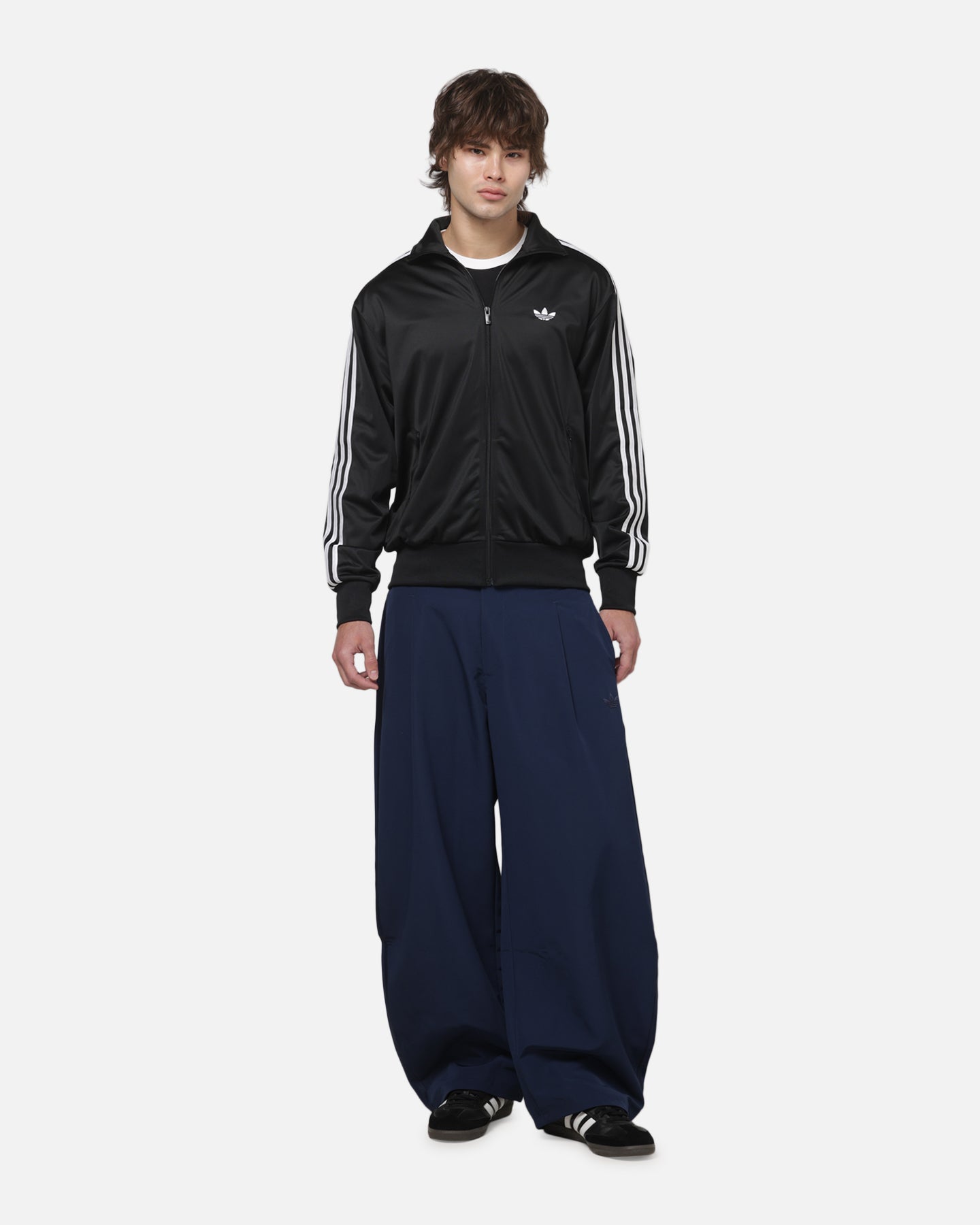 Adidas Firebird Track Top Black/White | Culture Kings US