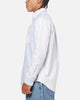 Tommy Jeans Relaxed Oxford Stripes Button Up Shirt Blue Pinstripe