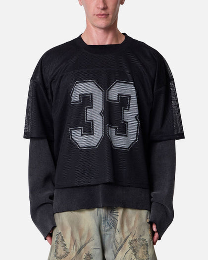 MNML Football Mesh Jersey Black