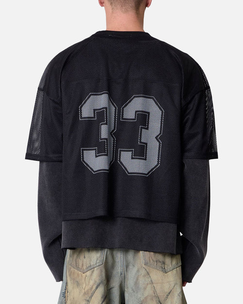 MNML Football Mesh Jersey Black