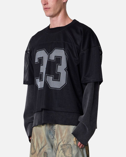 MNML Football Mesh Jersey Black