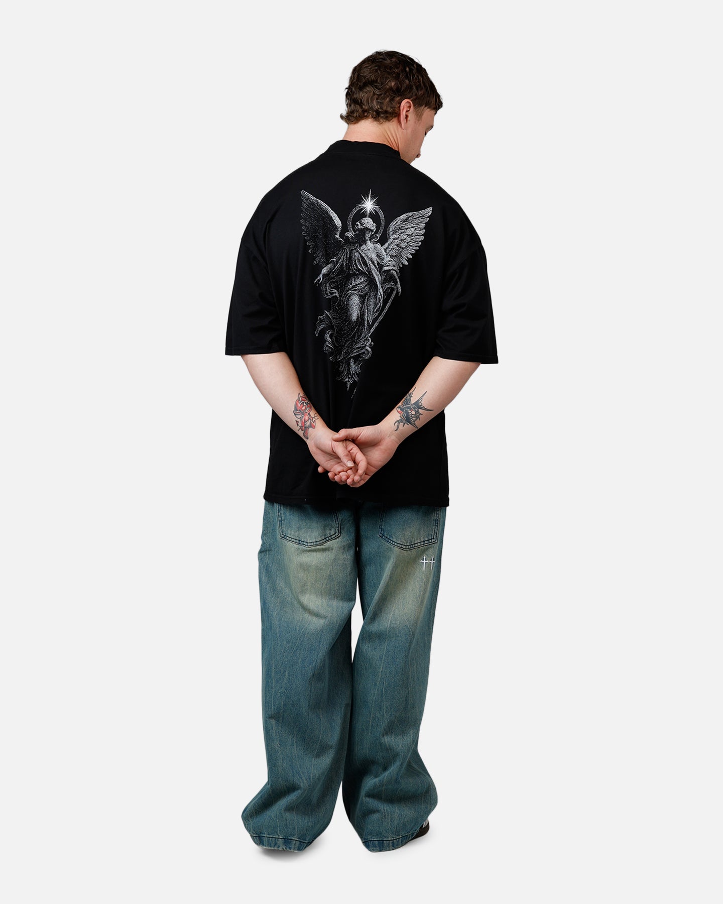 Saint Morta Celestial T-Shirt Black | Culture Kings US
