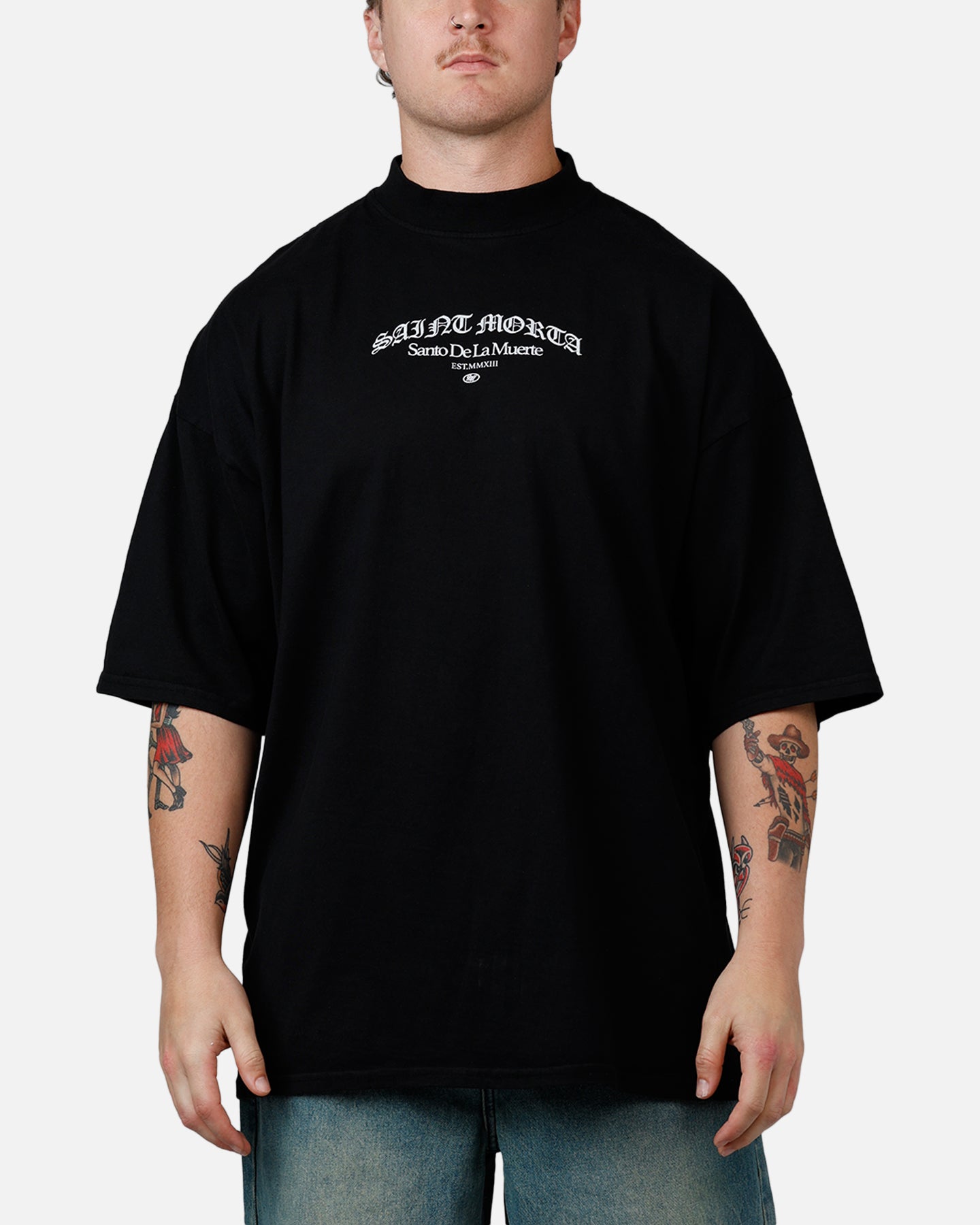 Saint Morta The Cross T-Shirt Black | Culture Kings US
