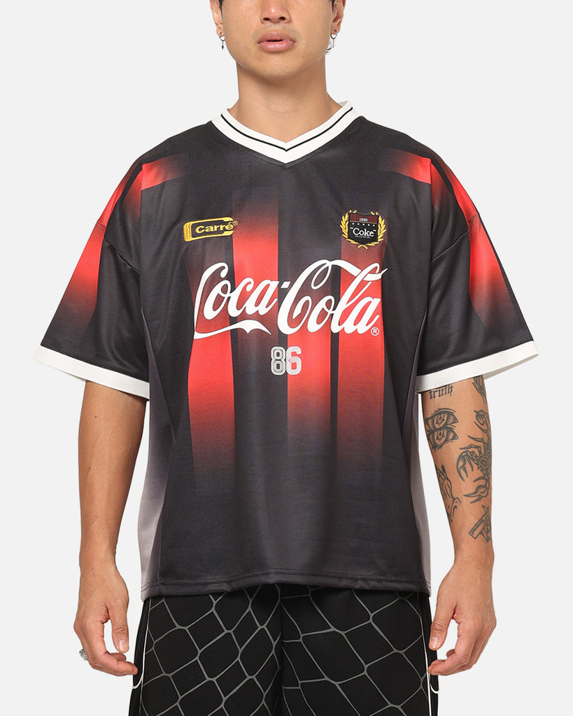 Carre Carré X Coca Cola Legacy Stripped Jersey Black/Red | Culture