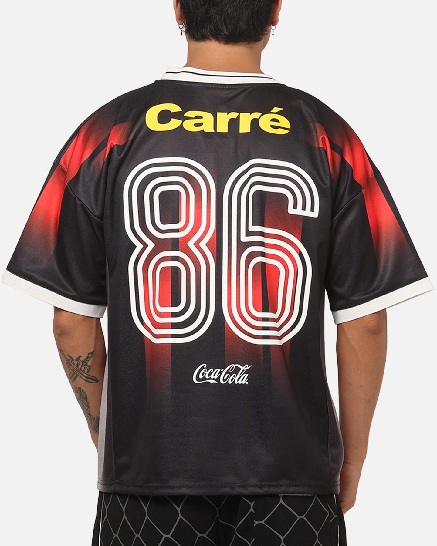 Carre Carré X Coca Cola Legacy Stripped Jersey Black/Red | Culture