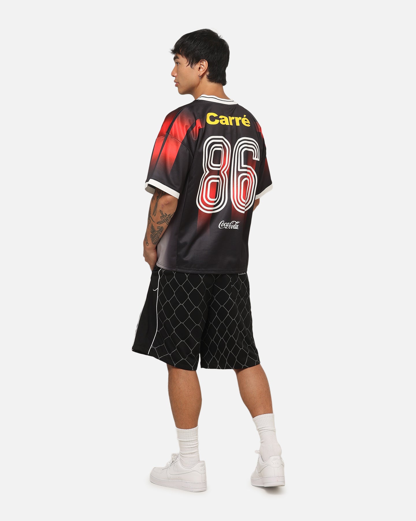 Carre Carré X Coca Cola Legacy Stripped Jersey Black/Red | Culture