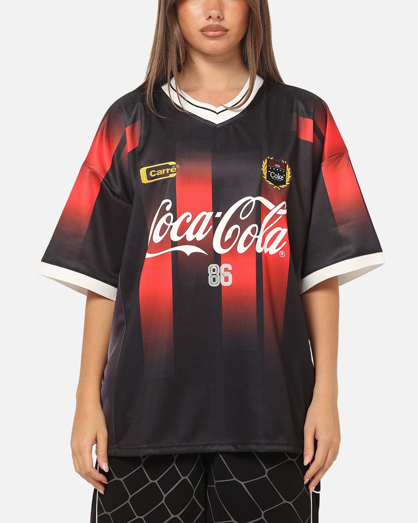 Carre Carré X Coca Cola Legacy Stripped Jersey Black/Red | Culture