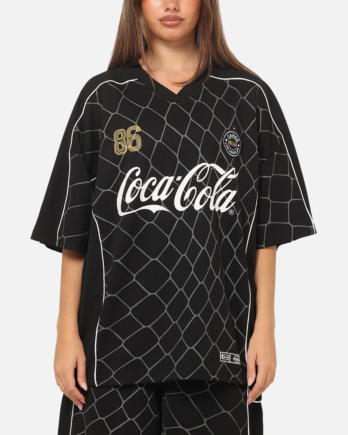 Carre Carré X Coca Cola The Grid Mesh Jersey Black | Culture Kings US