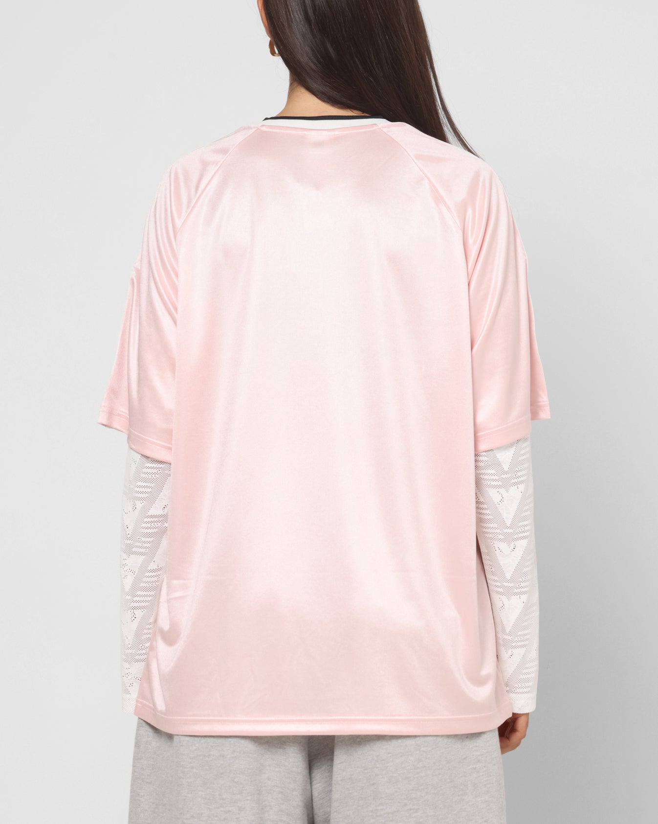 Adidas Women's Lace Long Sleeve Jersey Pink | Culture Kings US