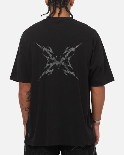Saint Morta La Familia T-Shirt Washed Black