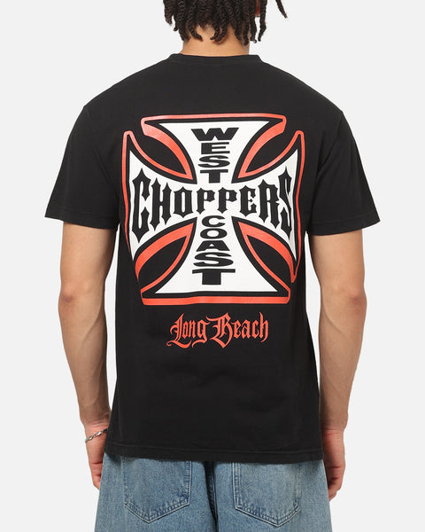 West Coast Choppers クロスロゴ T シャツ 黒 L West Coast Choppers Choppers Cross T-Shirt Black | Culture Kings US