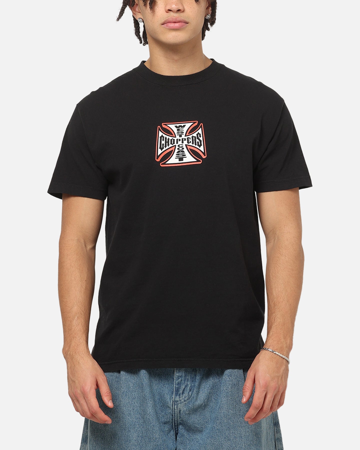 West Coast Choppers Choppers Cross T-Shirt Black | Culture Kings US