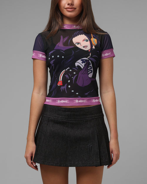 Loiter X One Piece Women's Robin Mesh T-Shirt Black