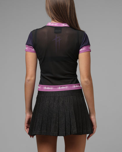 Loiter X One Piece Women's Robin Mesh T-Shirt Black