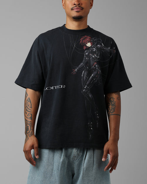 Loiter Spectre Vintage T-Shirt Black