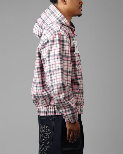 Loiter Racer Work Jacket Pink Plaid