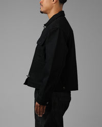 Loiter Hybrid Denim Jacket Black
