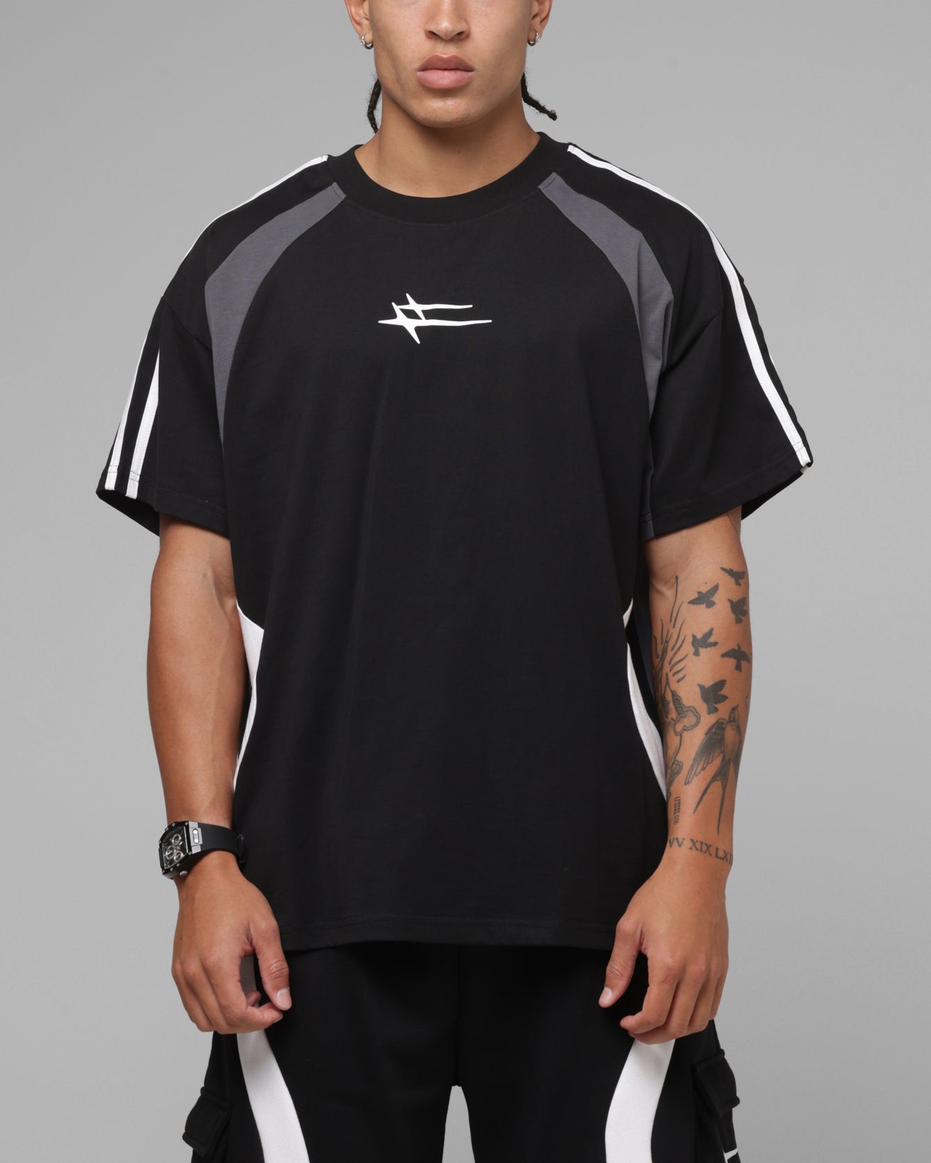 Loiter Hybrid Tek T-Shirt Black | Culture Kings US