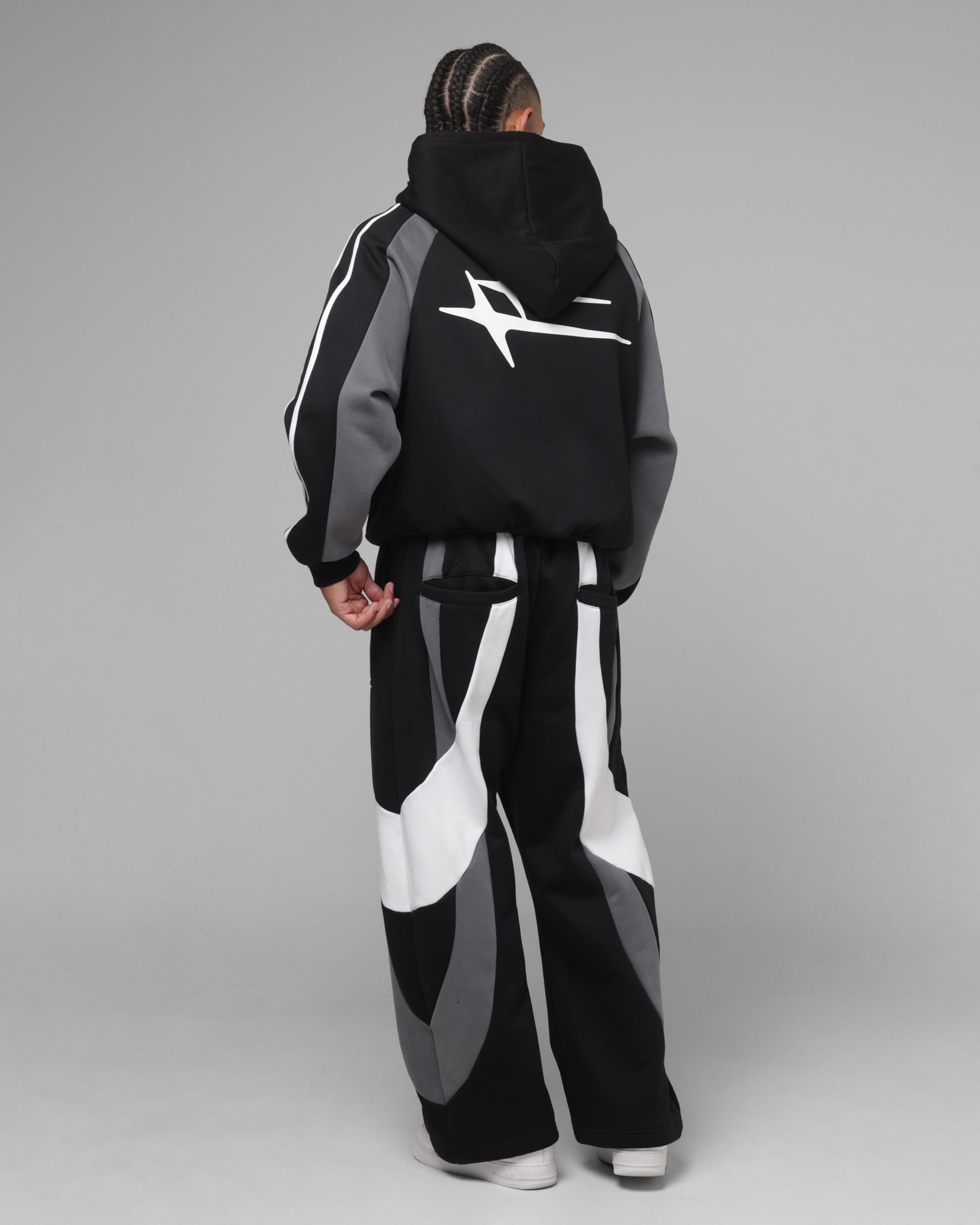 Loiter Hybrid Tek Zip Hoodie Black | Culture Kings US